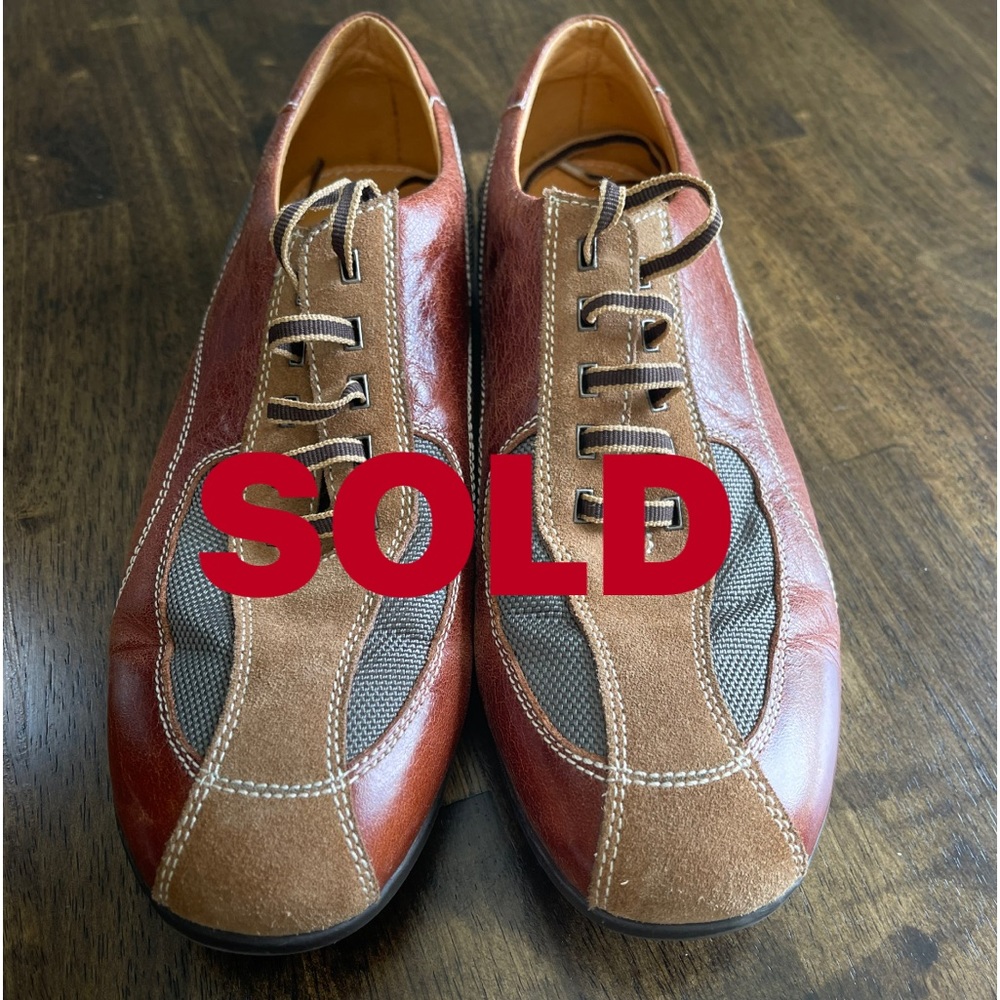 Hugo Boss slightly used leather and suede